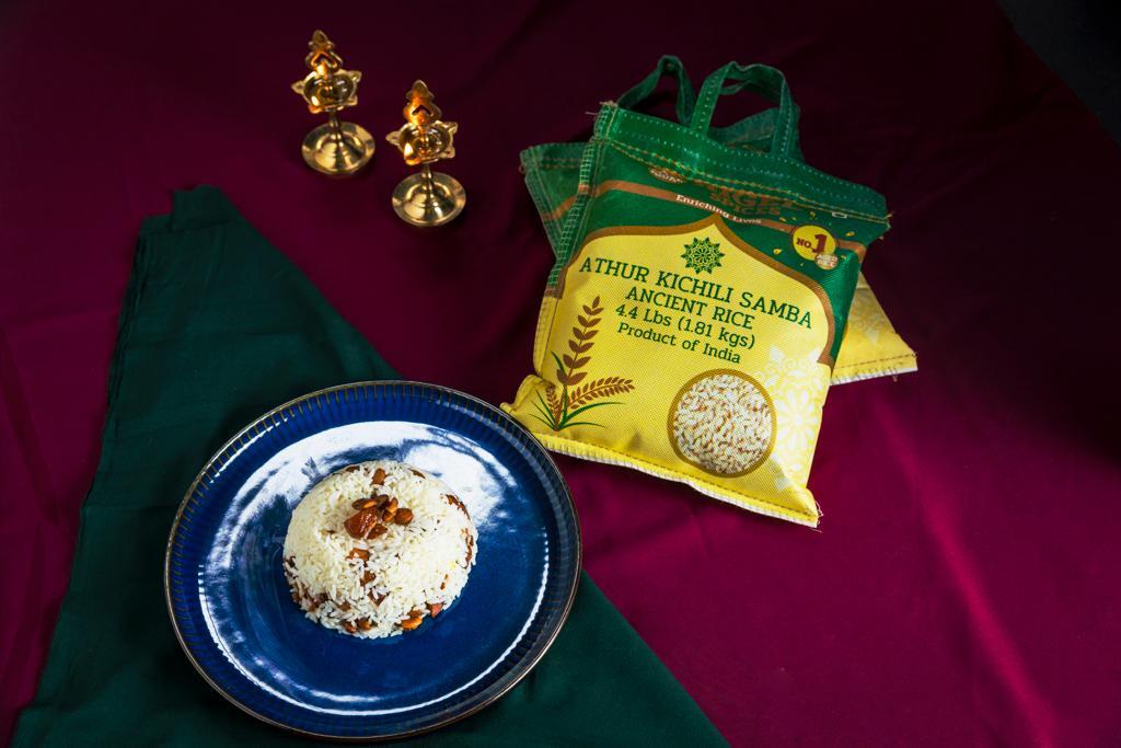 Athur kichili Samba Dates & Nuts rice