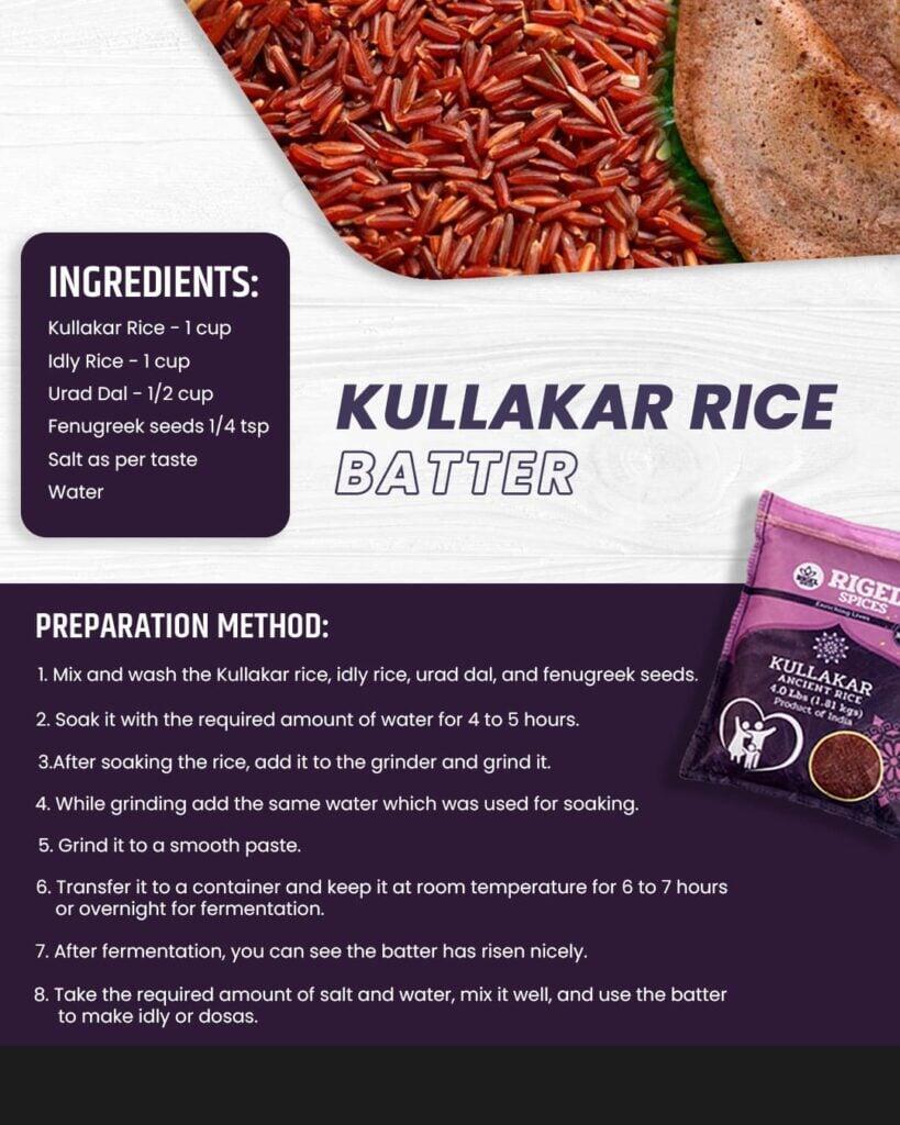 KULLAKAR RICE BATTER