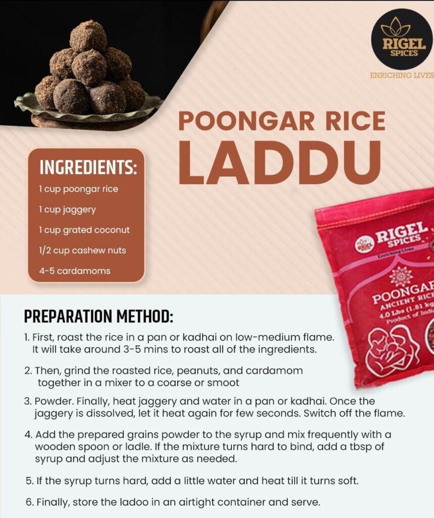 Poongar Rice Laddu