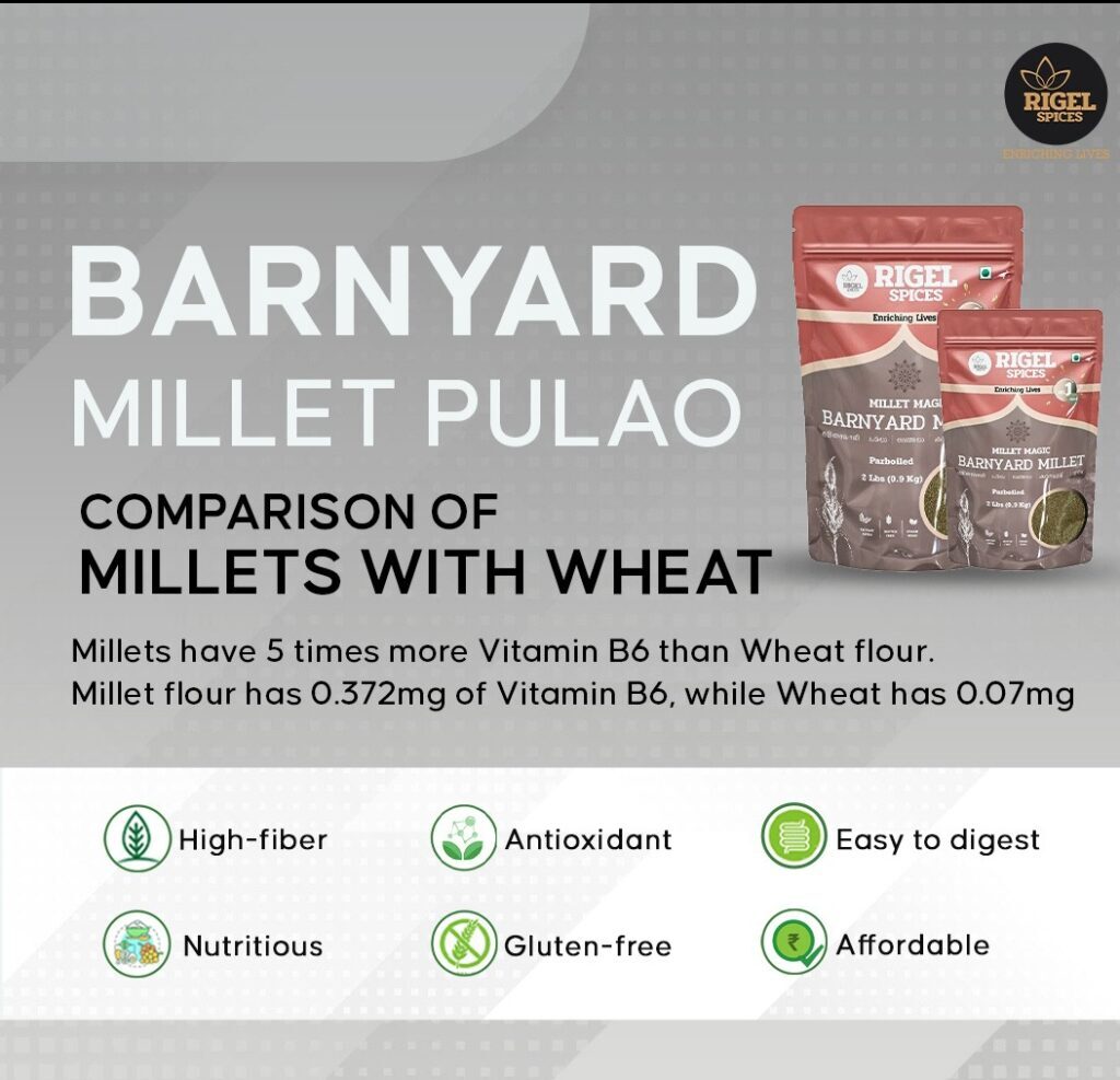 Barnyard Millet Benefits & Millet Pulao