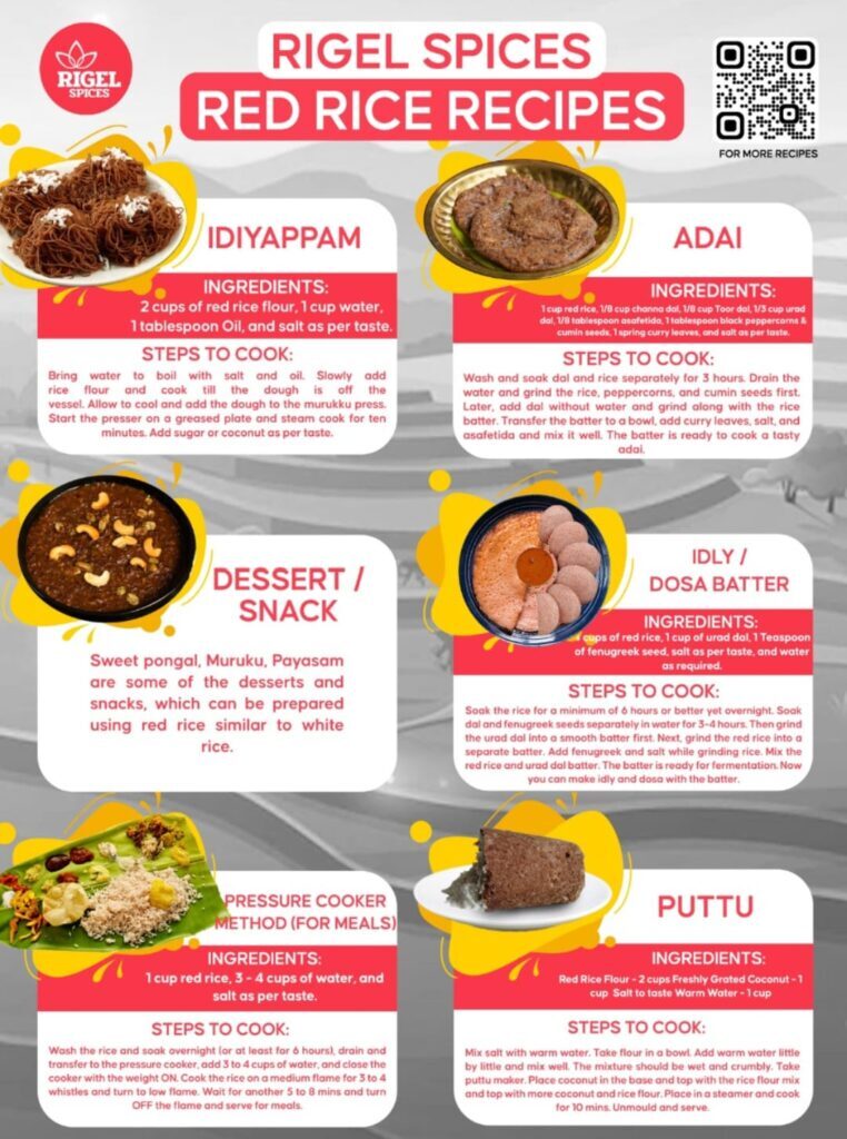 Red Rice Breakfast Variety