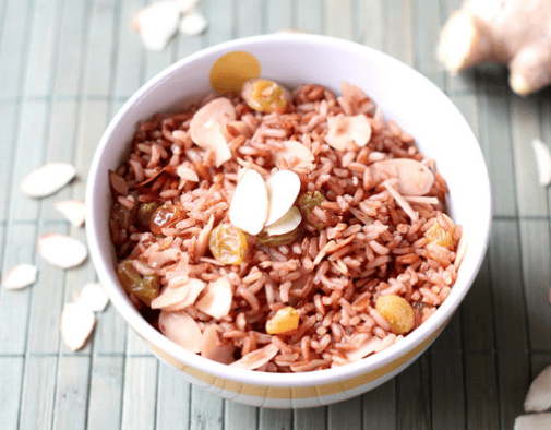 Poongar Red Rice Pilaf